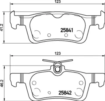 Гальмівні колодки BREMBO P24 204
