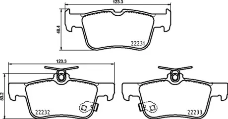 Тормозные колодки BREMBO P24 217