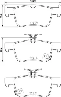 Тормозные колодки BREMBO P28 089