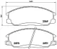 Тормозные колодки BREMBO P30 013 (фото 1)