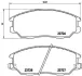 Тормозные колодки BREMBO P30 028 (фото 1)