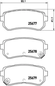 Тормозные колодки BREMBO P30 068