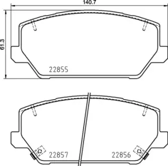Гальмівні колодки BREMBO P30 102