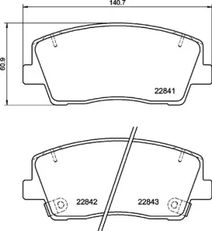 Гальмівні колодки дискові BREMBO P30 108