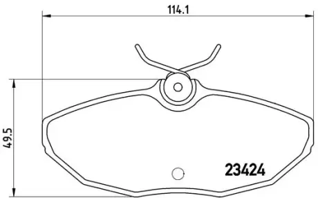 Тормозные колодки BREMBO P36 013