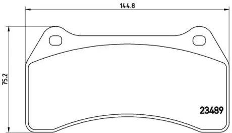 Тормозные колодки BREMBO P36 014