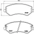 Тормозные колодки BREMBO P37 007 (фото 1)
