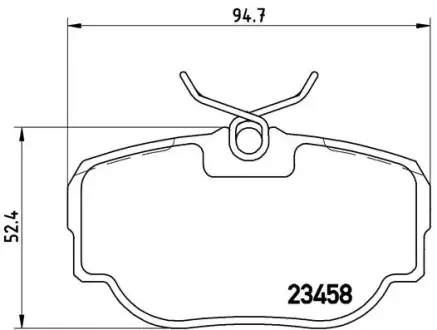 Тормозные колодки BREMBO P44 009