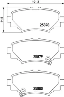 Тормозные колодки BREMBO P49 049