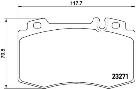 Гальмівні колодки BREMBO P50 041