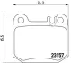 Тормозные колодки BREMBO P50 043 (фото 1)