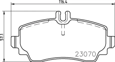 Тормозные колодки BREMBO P50 047