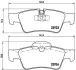 Тормозные колодки BREMBO P50 064 (фото 1)