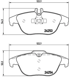 Тормозные колодки BREMBO P50 068