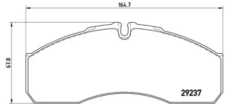 Гальмівні колодки BREMBO P50 083