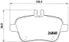 Тормозные колодки BREMBO P50 091X (фото 2)