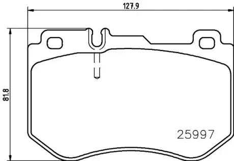 Тормозные колодки BREMBO P50 123