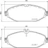Тормозные колодки BREMBO P50 124 (фото 1)