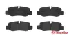 Тормозные колодки BREMBO P50 126 (фото 2)