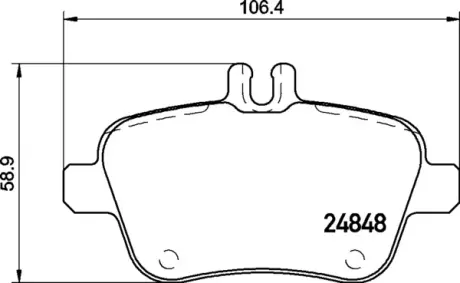 Тормозные колодки BREMBO P50 135