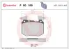 Тормозные колодки BREMBO P50 159 (фото 1)