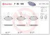 Гальмівні колодки дискові BREMBO P50 168 (фото 1)