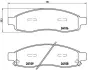 Тормозные колодки BREMBO P58 001 (фото 1)