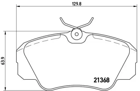 Гальмівні колодки BREMBO P59 016