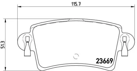 Тормозные колодки BREMBO P59 040