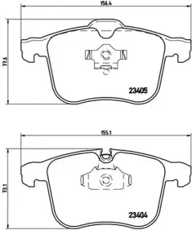 Тормозные колодки BREMBO P59 049