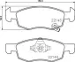 Тормозные колодки BREMBO P59 084 (фото 1)
