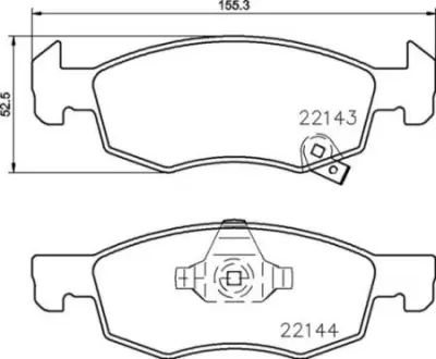 Тормозные колодки BREMBO P59 084