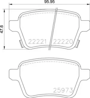Гальмівні колодки BREMBO P59 086