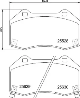 Тормозные колодки BREMBO P59 094