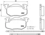 Гальмівні колодки BREMBO P61 044 (фото 1)