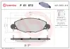 Тормозные колодки BREMBO P61 072 (фото 1)