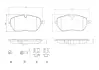 Тормозные колодки BREMBO P61 128 (фото 1)