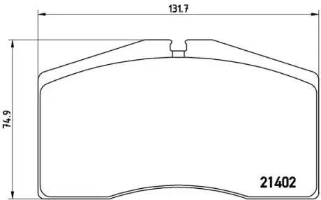 Тормозные колодки BREMBO P65 006
