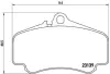 Тормозные колодки BREMBO P65 011 (фото 1)