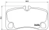 Тормозные колодки BREMBO P65 013 (фото 1)