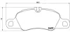 Тормозные колодки BREMBO P65 019 (фото 1)