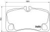 Тормозные колодки BREMBO P65 022 (фото 1)