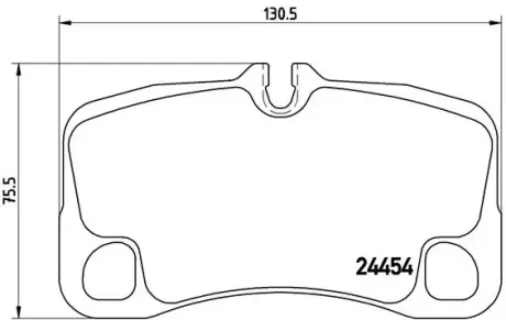 Тормозные колодки BREMBO P65 022