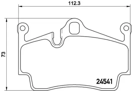 Тормозные колодки BREMBO P65 028
