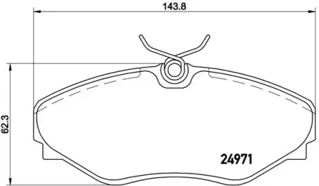 Тормозные колодки BREMBO P68 055