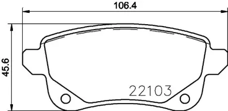 Тормозные колодки BREMBO P68 064