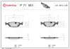 Гальмівні колодки BREMBO P71 003 (фото 1)