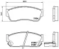 Тормозные колодки BREMBO P79 005 (фото 1)