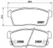 Гальмівні колодки BREMBO P79 012 (фото 1)
