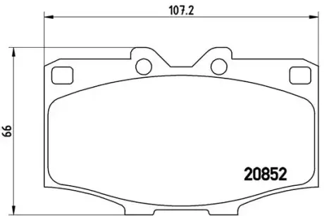 Тормозные колодки BREMBO P83 006